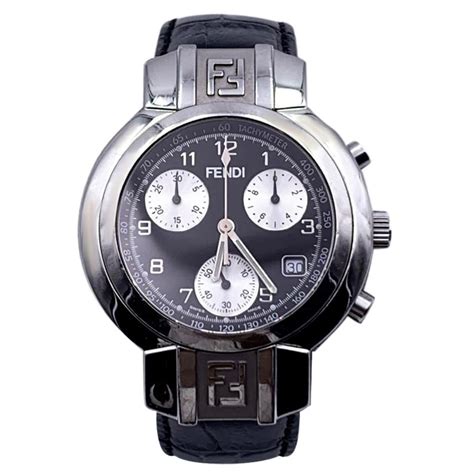 fendi orologi sapphire crystal swiss made chronograph watch|Fendi Wristwatches for sale .